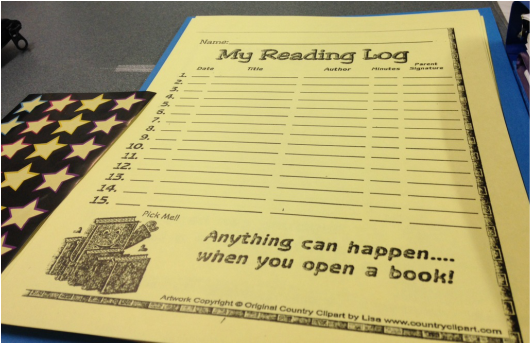 country clipart reading logs